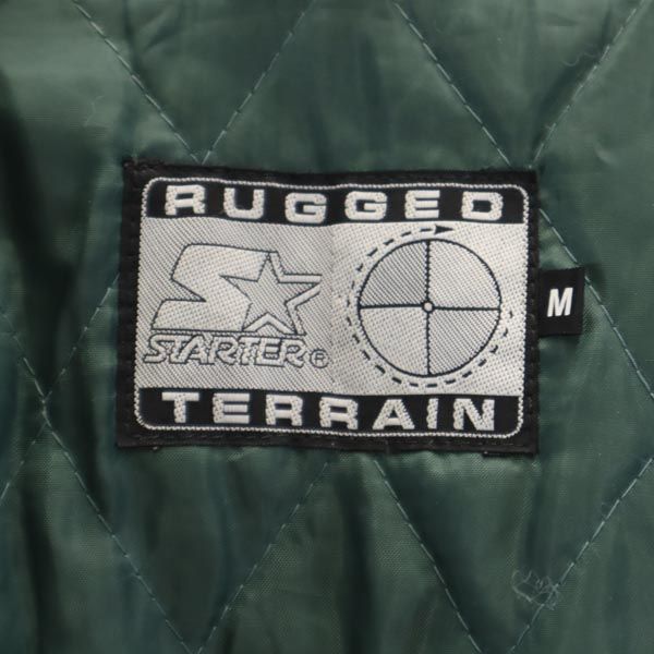 STARTER スターター ナイロンジャケット M グリーン系 RUGGED TERRAIN 裏キルティング メンズ