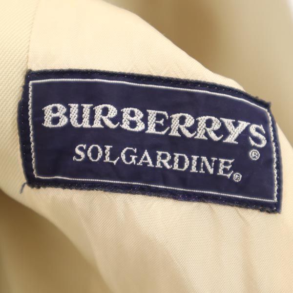 Burberrys バーバリーズ 80s 英国製 ヴィンテージ ステンカラーコート ベージュ レディース