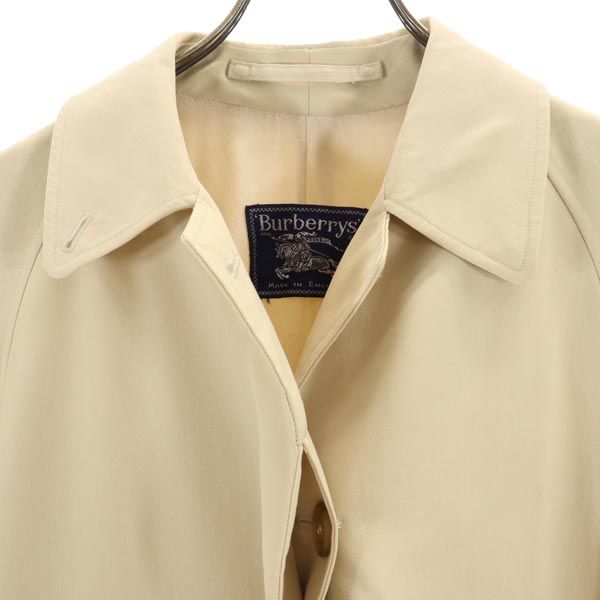 Burberrys バーバリーズ 80s 英国製 ヴィンテージ ステンカラーコート ベージュ レディース