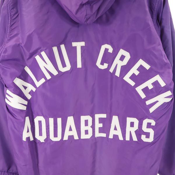 VINTAGE ヴィンテージ 60s リバーシブル ベンチコート パープル WALNUT CREEK AQUABEARS メンズ