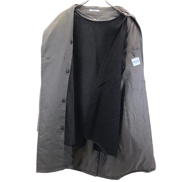 KENZO ケンゾー 90s オム 日本製 オールド ライナー付き トレンチコート 2 グレー HOMNE メンズ