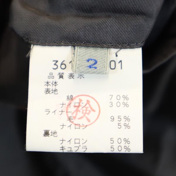 KENZO ケンゾー 90s オム 日本製 オールド ライナー付き トレンチコート 2 グレー HOMNE メンズ