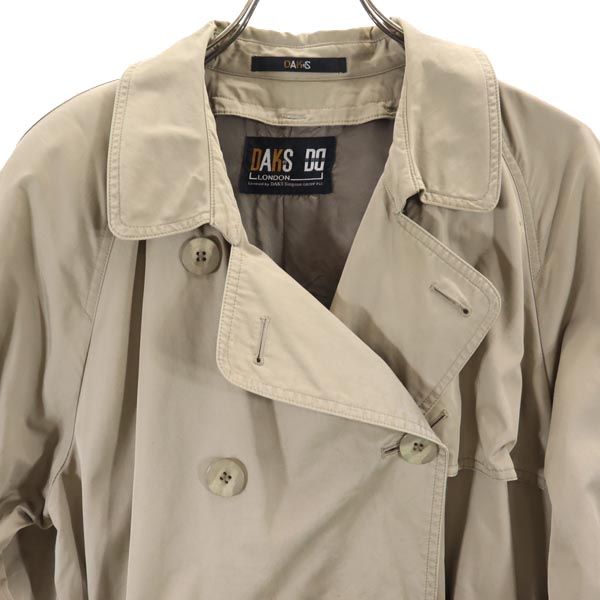 DAKS ダックス 日本製 トレンチコート 9AR ベージュ系 レディース