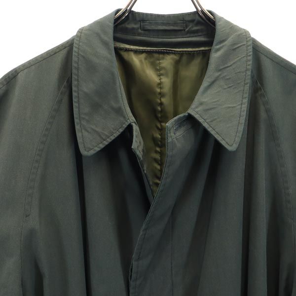 Rainfair 80s オールド ステンカラーコート グリーン メンズ