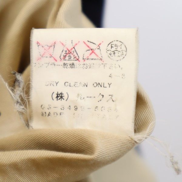 VETEMENTS CLASSIQUES ウールブレンド トレンチコート 36 ネイビー レディース