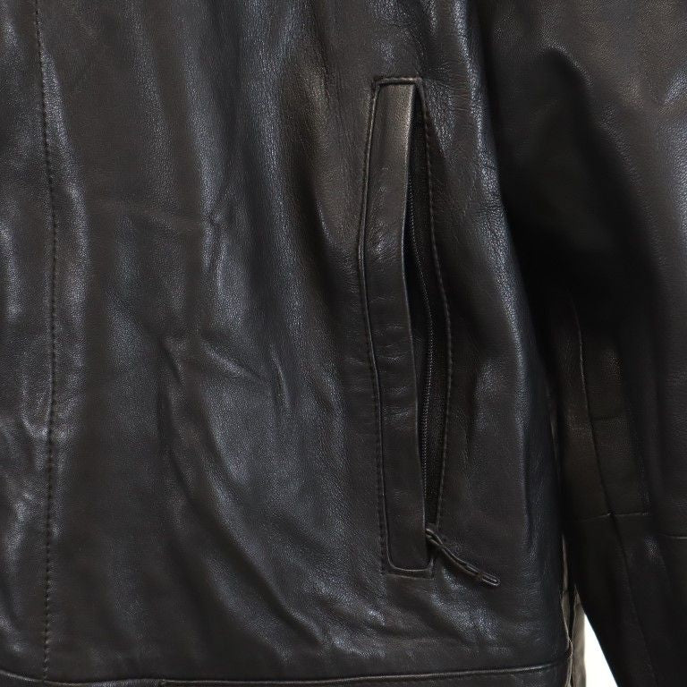 BURBERRY バーバリー レザーコート ブラック系 メンズ