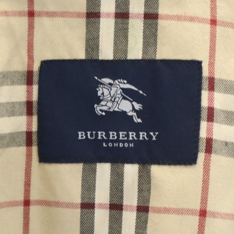 BURBERRY バーバリー レザーコート ブラック系 メンズ