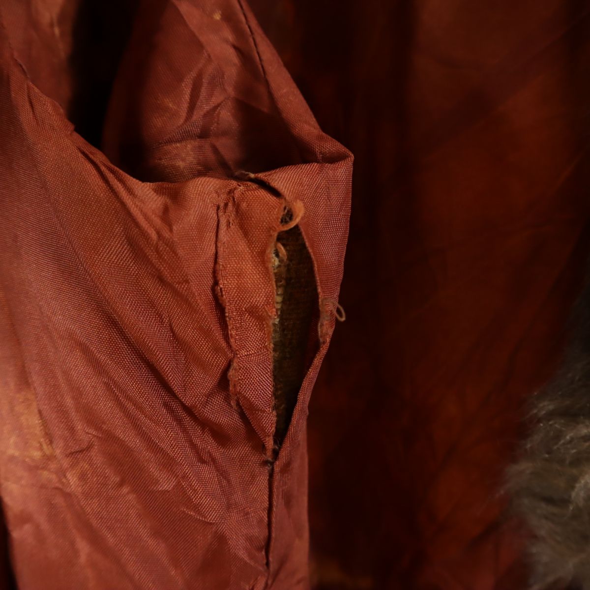 VINTAGE ヴィンテージ 70s 80s イギリス製 アニマル柄 ファー コート ブラウン系 レディース