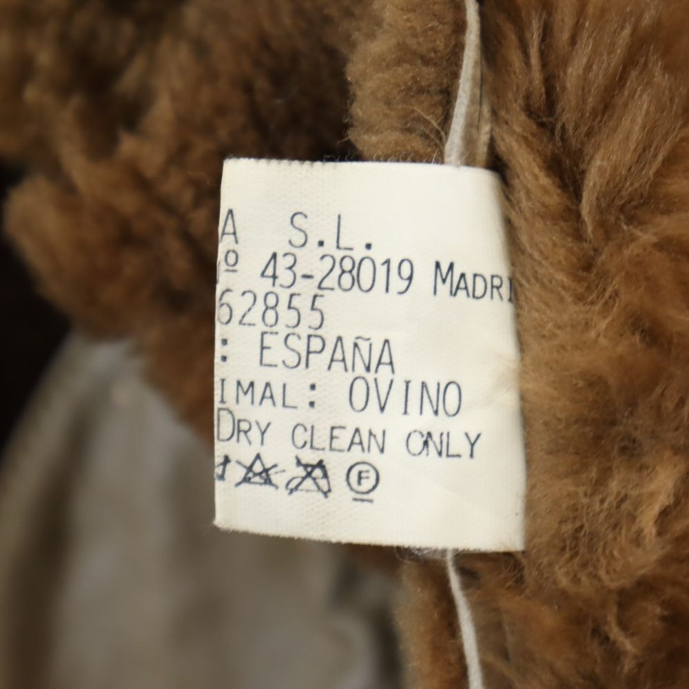 ADARCREA 80s 90s オールド 長袖 ムートンコート 46 キャメル ADARCREA メンズ
