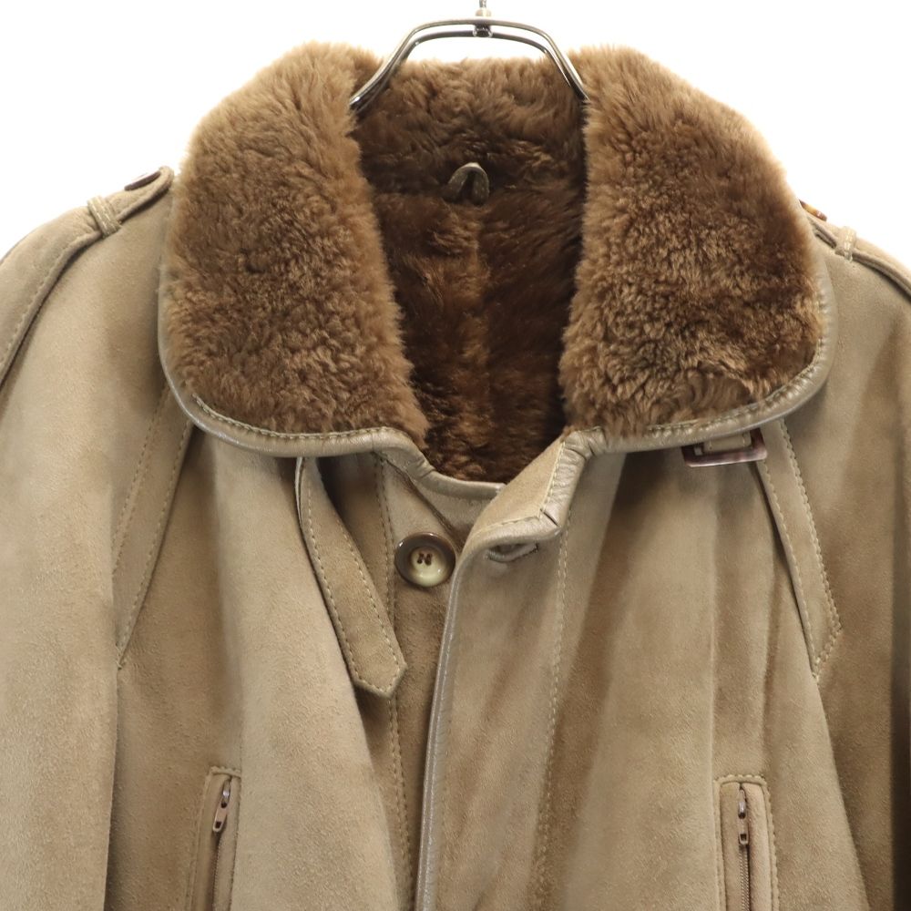 ADARCREA 80s 90s オールド 長袖 ムートンコート 46 キャメル ADARCREA メンズ