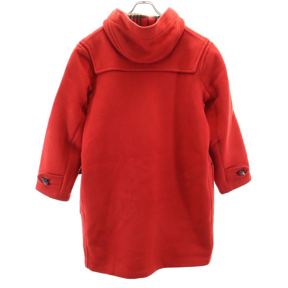 Gloverall グローバーオール 80s ウール ヴィンテージ 長袖 ダッフルコート USA-16 レッド系 裏チェック レディース