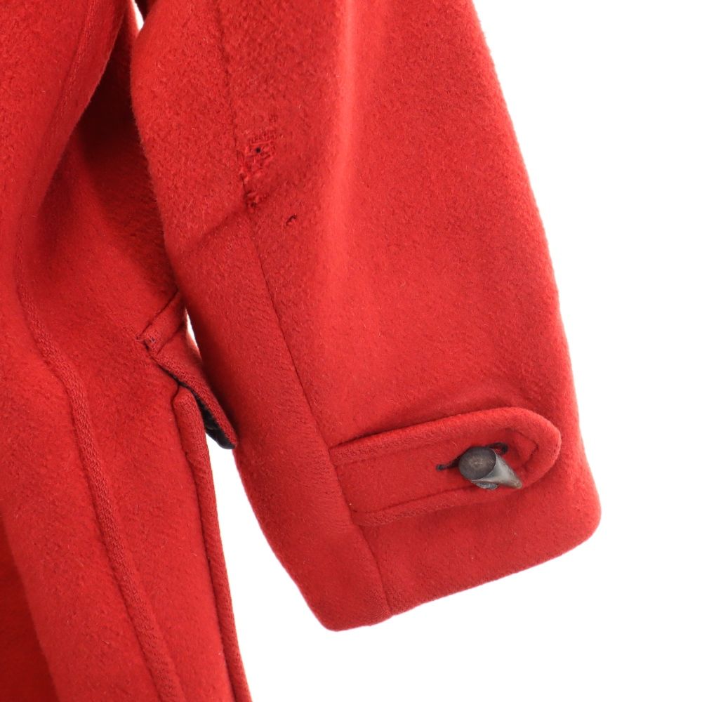 Gloverall グローバーオール 80s ウール ヴィンテージ 長袖 ダッフルコート USA-16 レッド系 裏チェック レディース