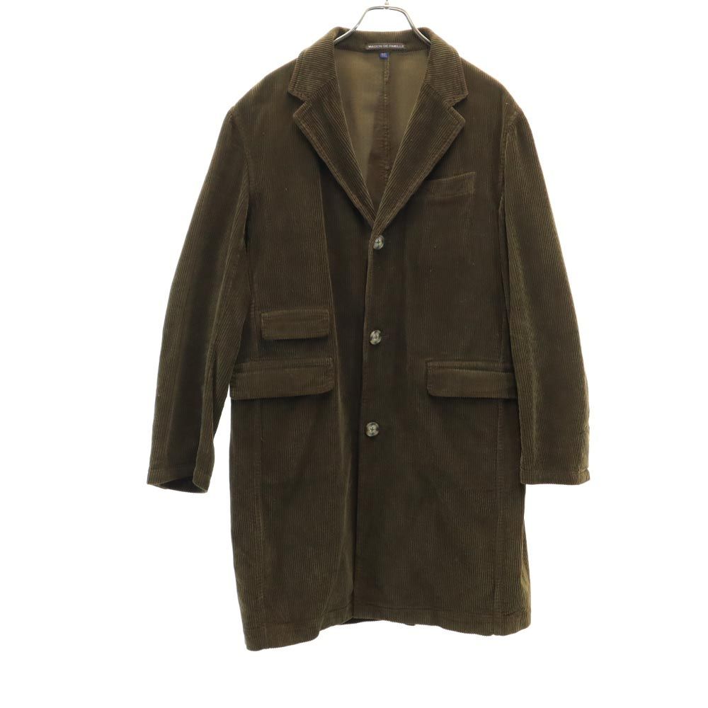 MAISON DE FAMILLE メイソンデファミーユ 長袖 コーデュロイコート 52 ブラウン系 メンズ