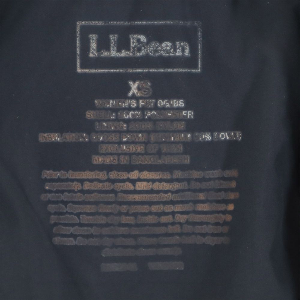 L.L.Bean エルエルビーン アウトドア ダウンコート XS 黒 レディース