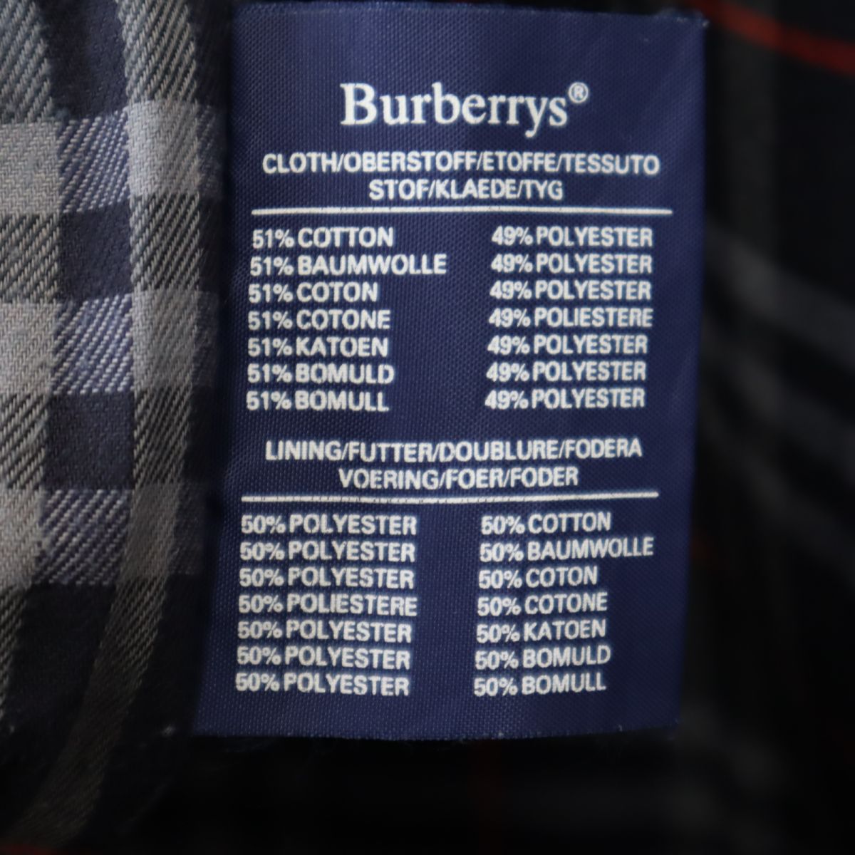 Burberrys バーバリーズ 90s オールド ステンカラーコート ネイビー メンズ