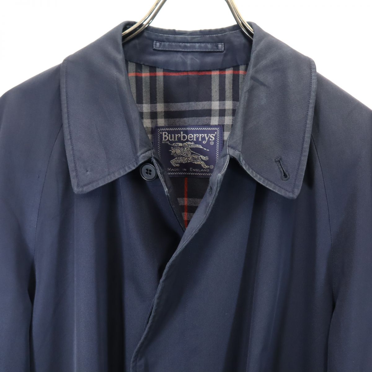 Burberrys バーバリーズ 90s オールド ステンカラーコート ネイビー メンズ