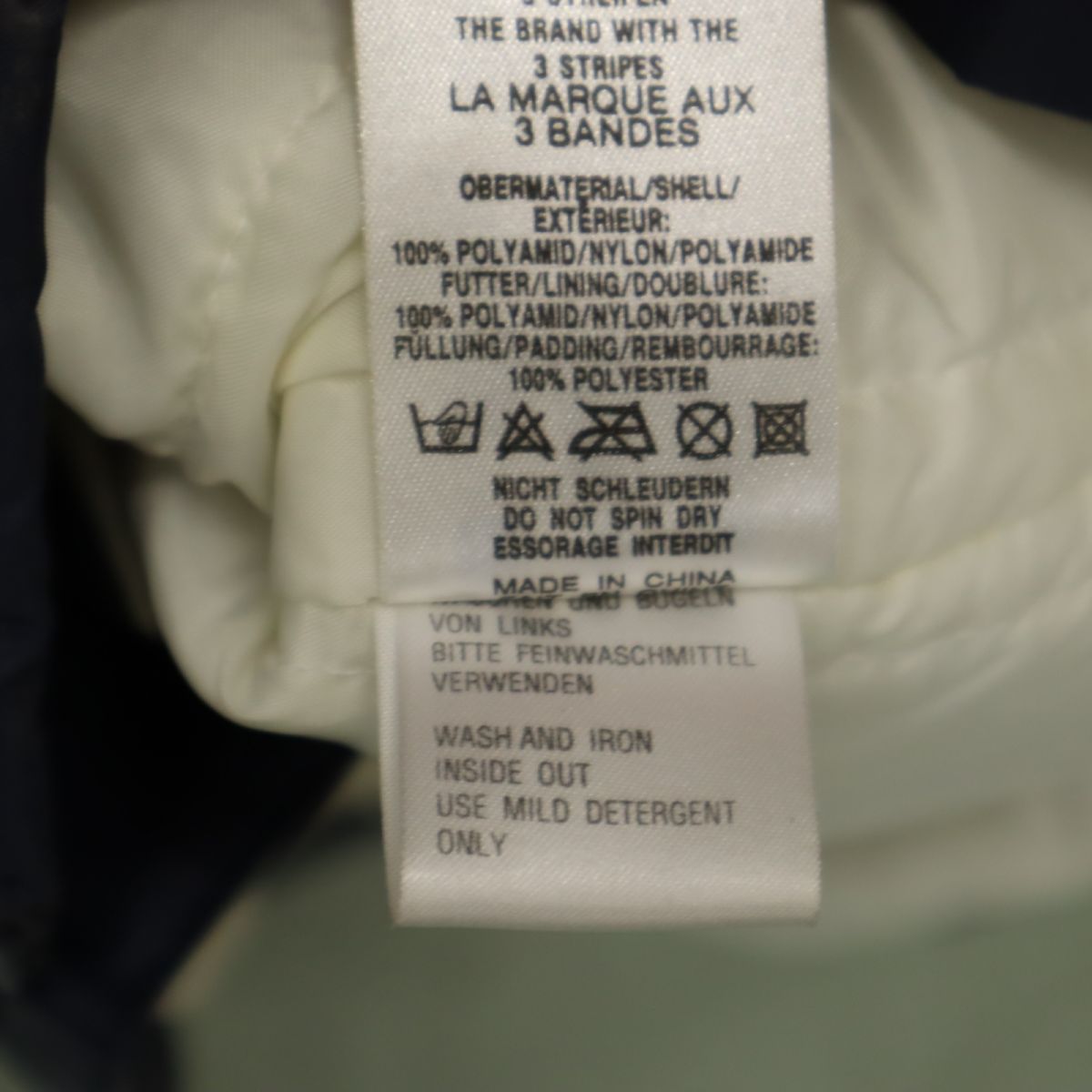 adidas アディダス 80s ヴィンテージ 中綿 ベンチコート L ネイビー系 メンズ