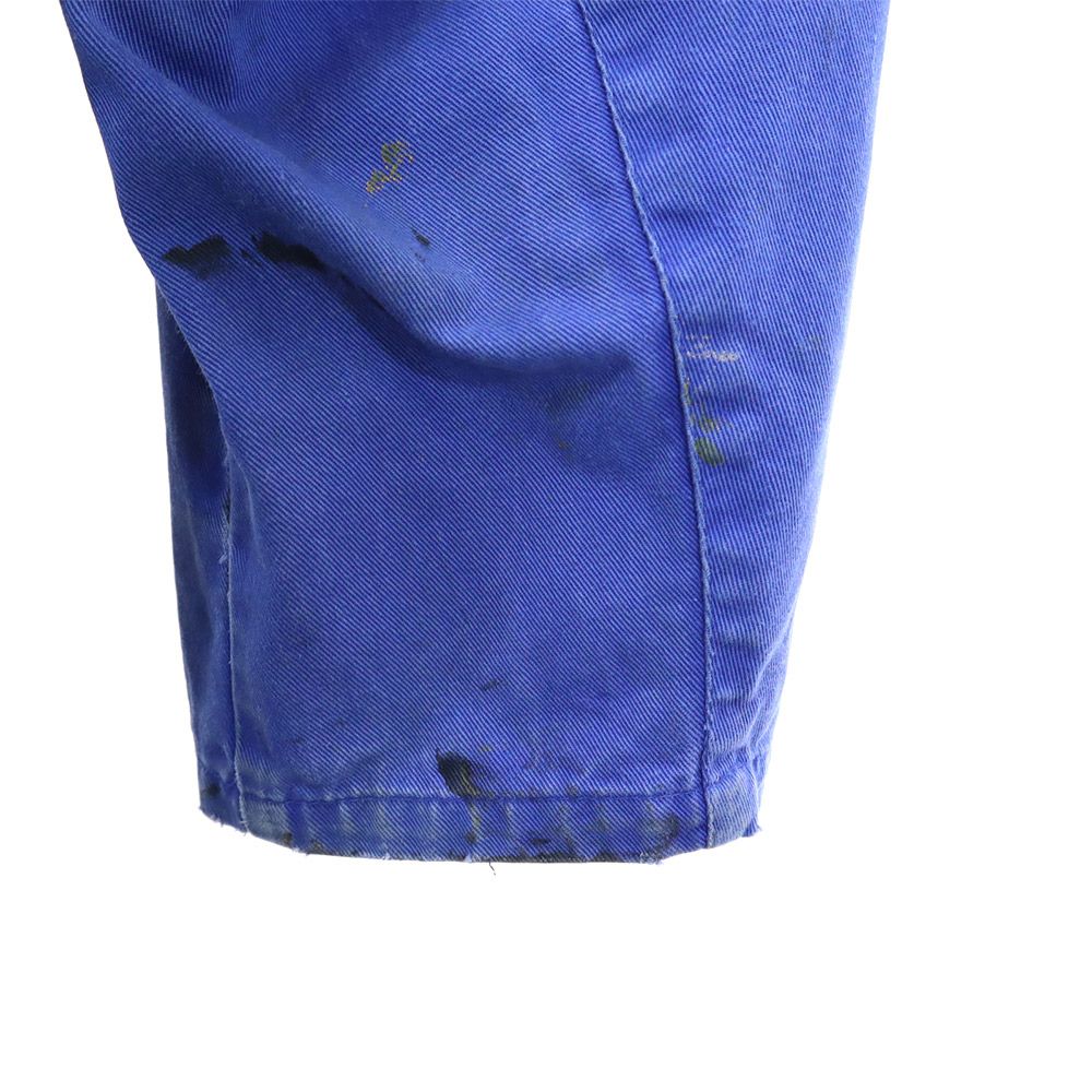 EURO WORK ユーロワーク 70s 80s ヴィンテージ ユーロワーク ワーク チェスターコート ブルー×ネイビー メンズ