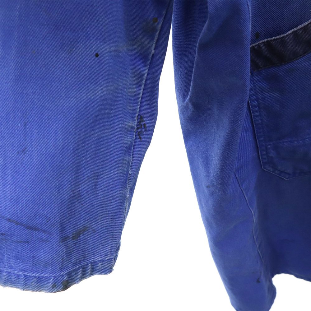 EURO WORK ユーロワーク 70s 80s ヴィンテージ ユーロワーク ワーク チェスターコート ブルー×ネイビー メンズ