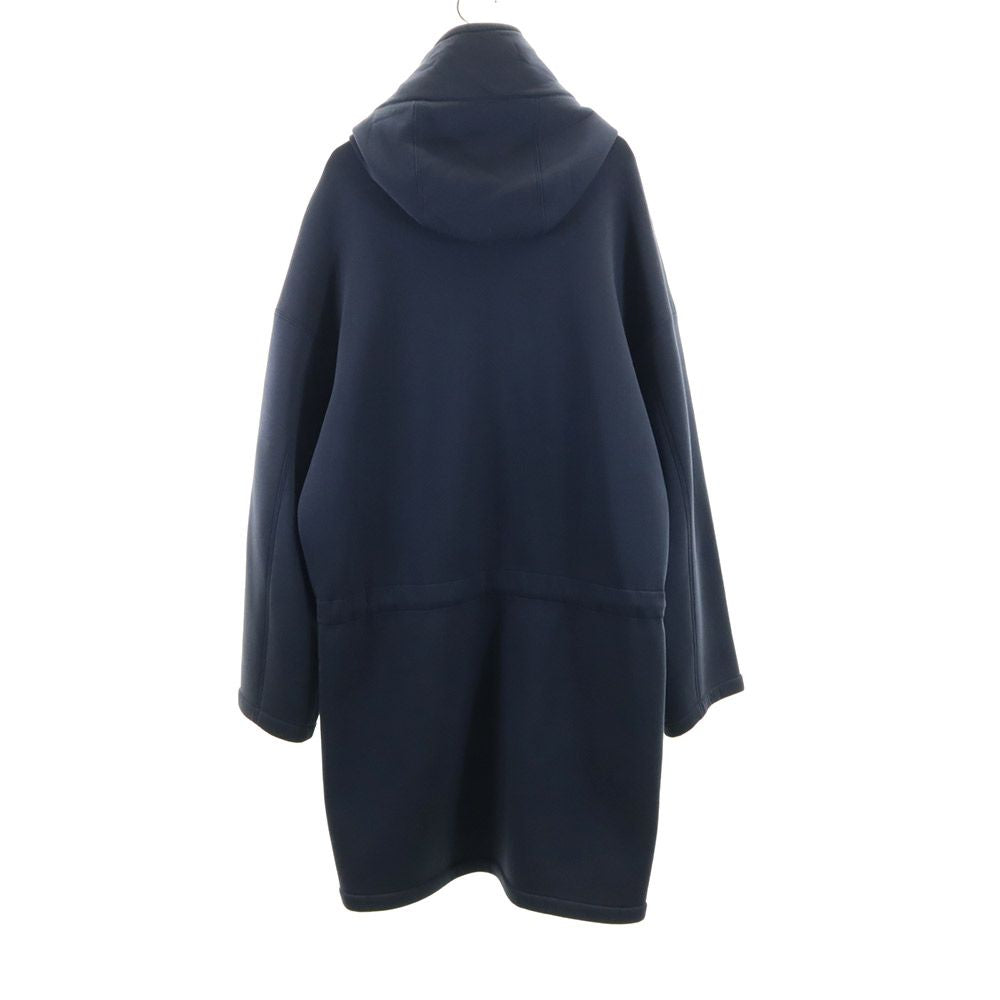 MSGM エムエスジーエム イタリア製 コート 44 ネイビー 裏起毛 フード メンズ