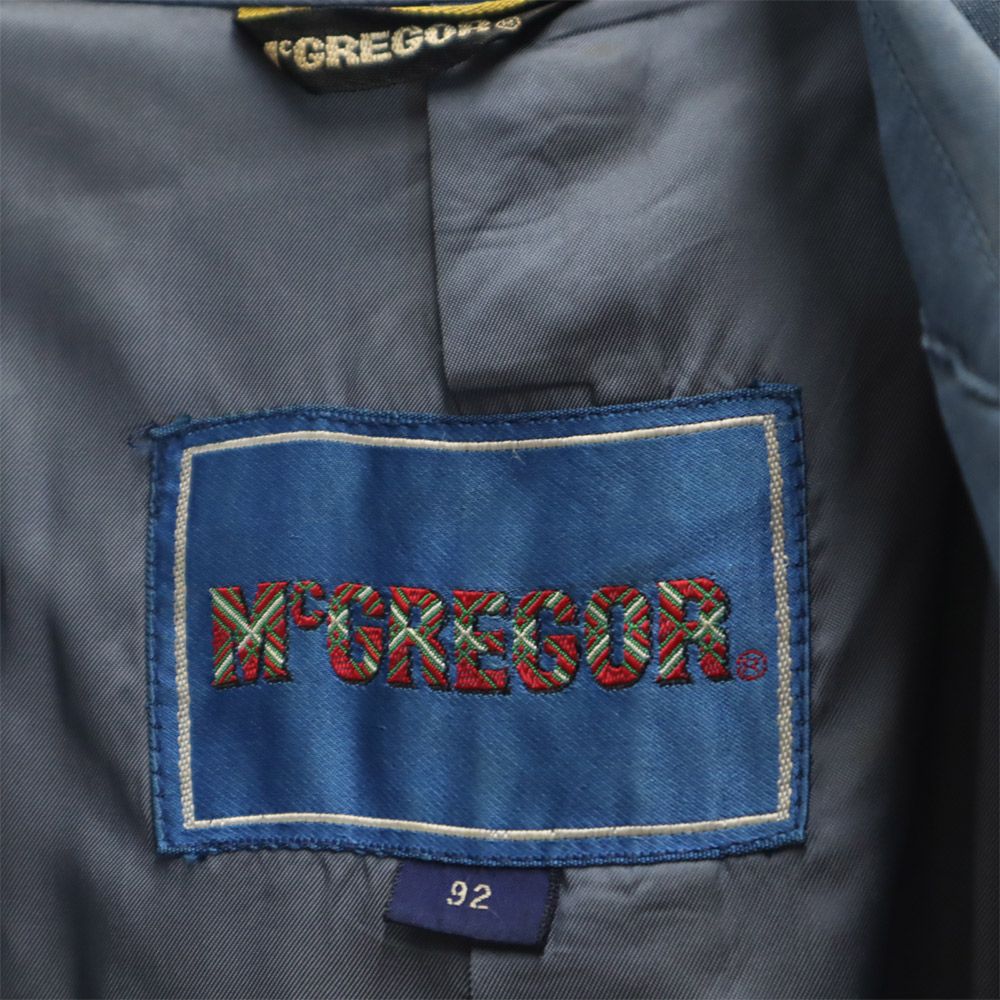 McGregor マクレガー 90s 長袖 ステンカラーコート 92 ネイビー系 オールド ヴィンテージ メンズ