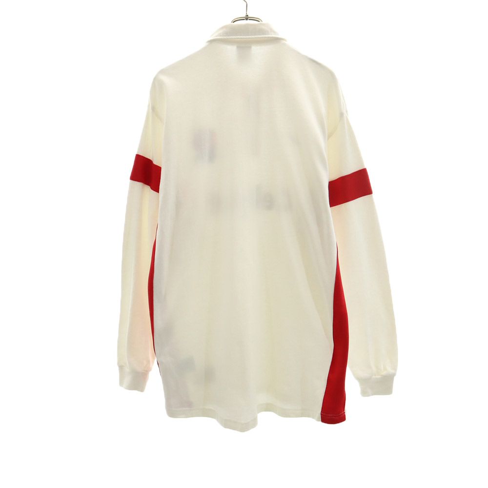 NIKE ナイキ 90s 00s 白タグ オールド Cellnet 長袖 ラガーシャツ L ホワイト系 メンズ