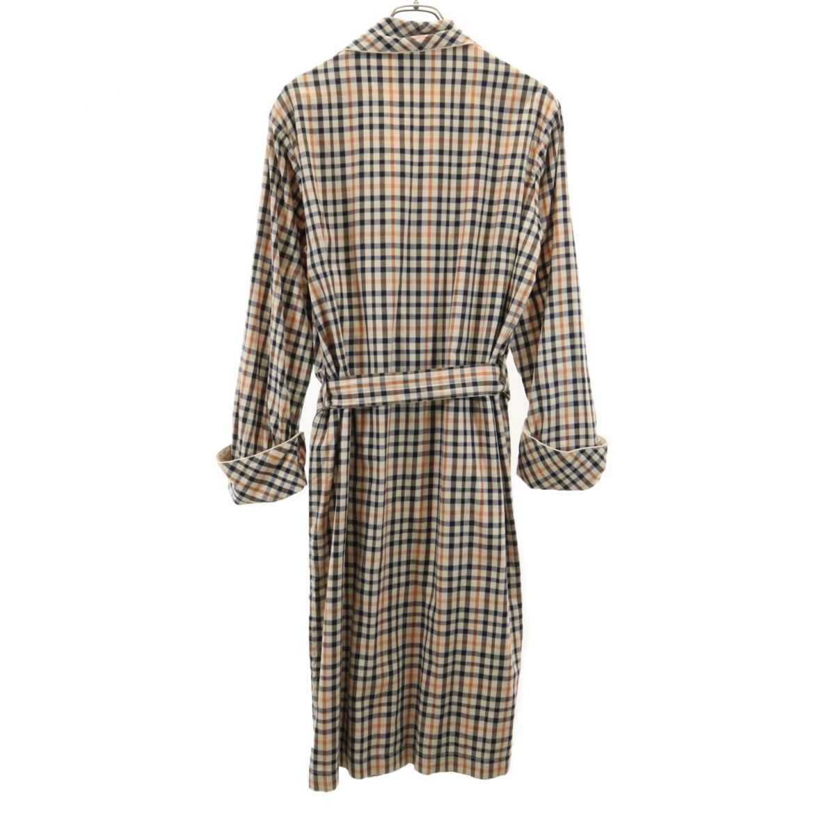 DAKS ダックス 長袖 ガウンコート M ベージュ系 メンズ