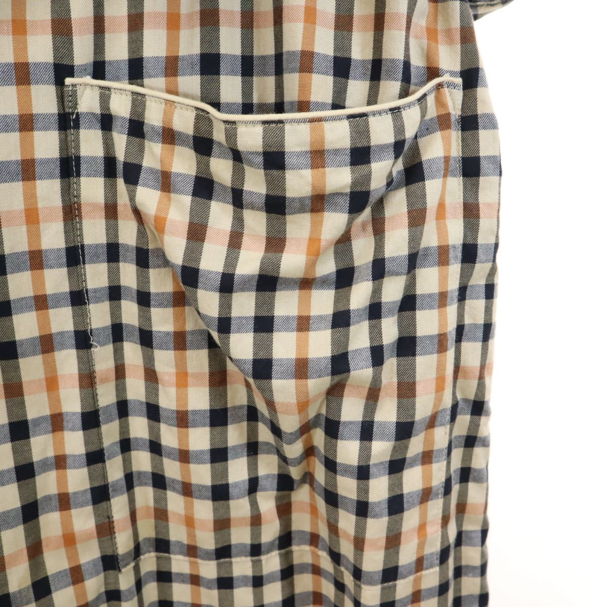 DAKS ダックス 長袖 ガウンコート M ベージュ系 メンズ