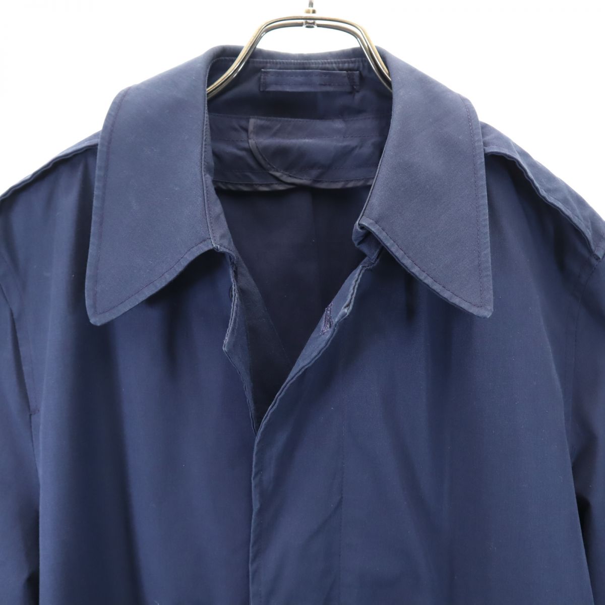 US ARMY アメリカ軍 70s DLA ヴィンテージ オールウェザーコート ステンカラーコート 36R ネイビー メンズ