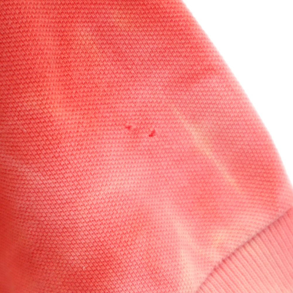 半袖 ポロシャツ オレンジ系 ビッグサイズ 鹿の子地 メンズ