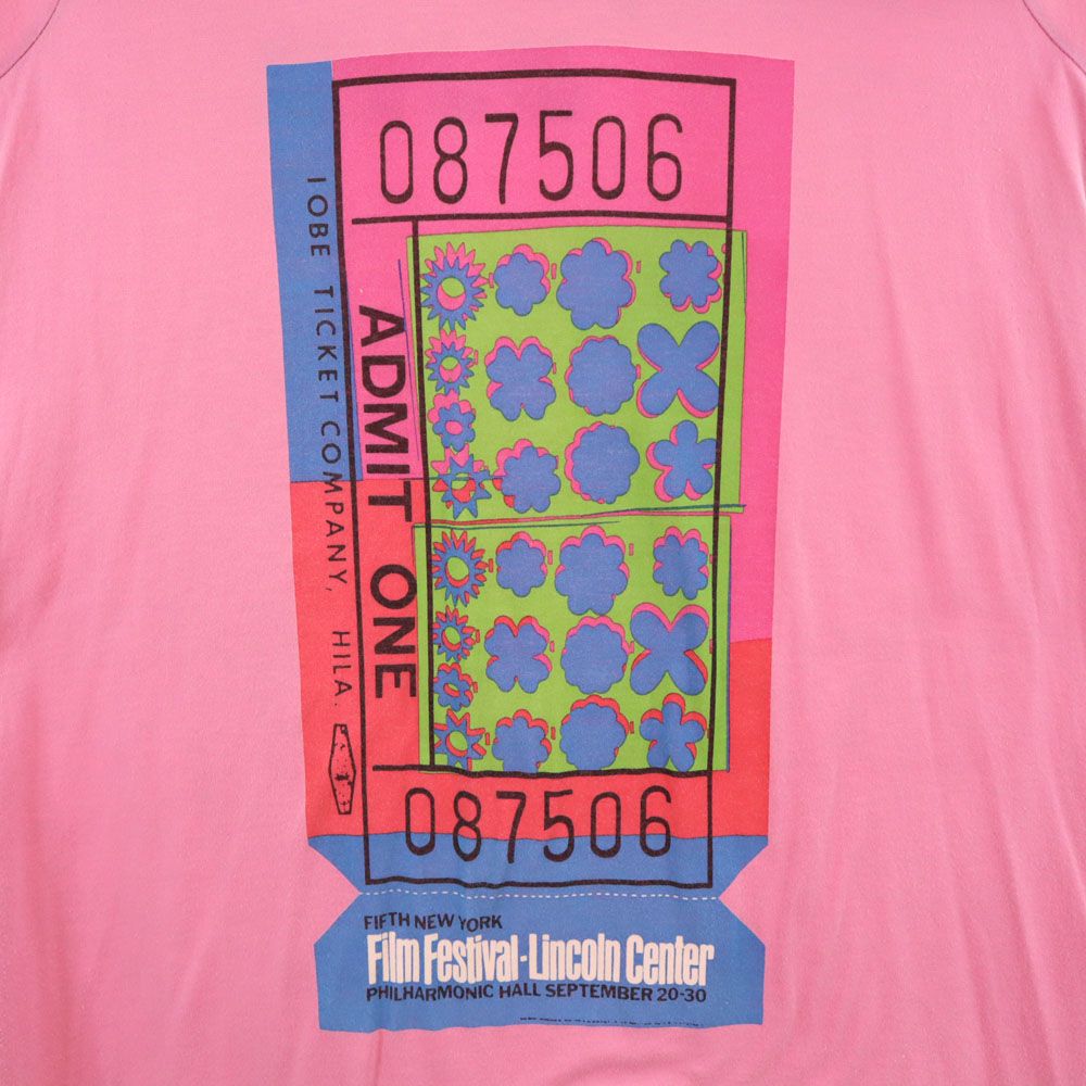 HYSTERIC ヒステリック 日本製 両面プリント 半袖 ワンピース F ピンク レディース