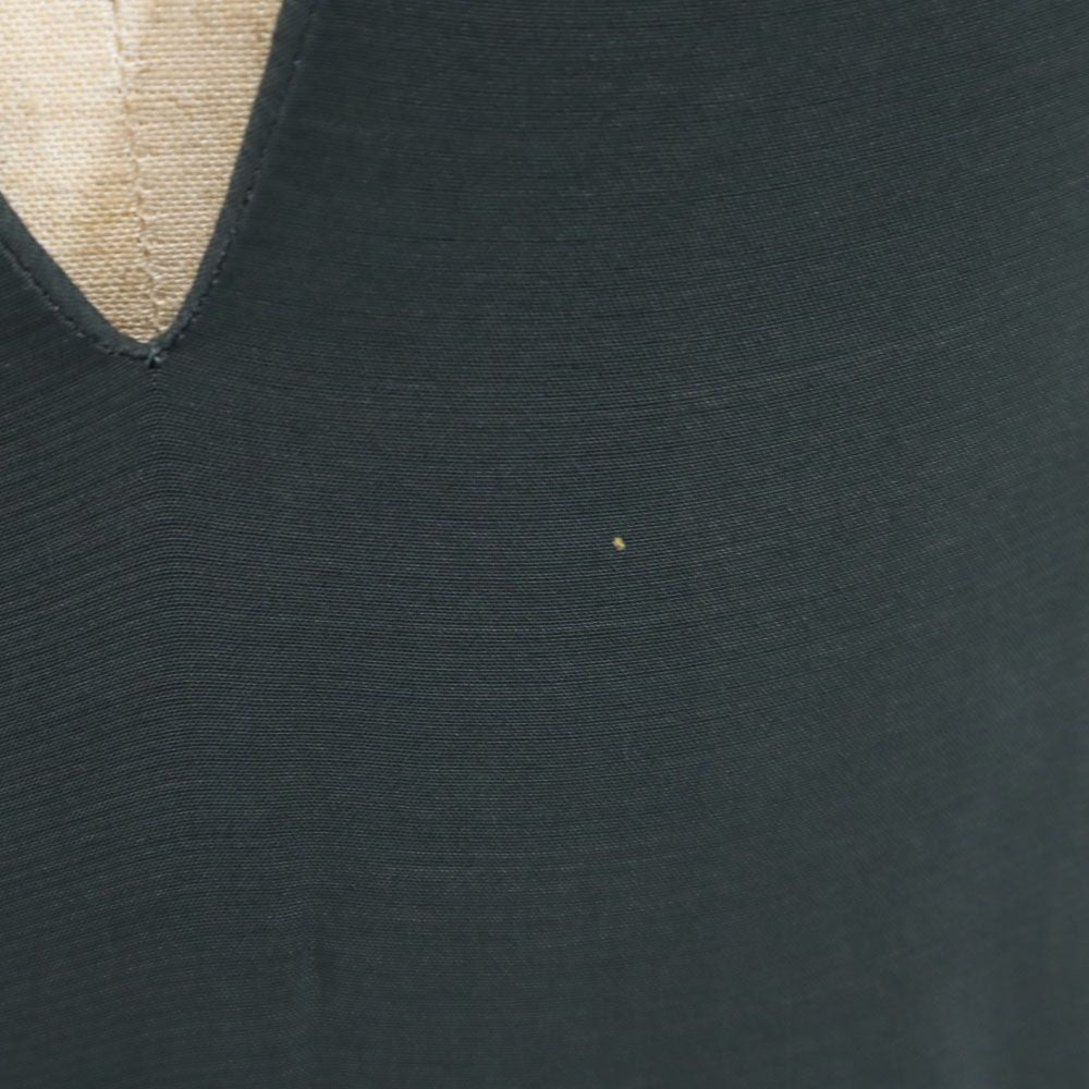 MARNI マルニ イタリア製 半袖 ロングワンピース 40 黒 フレンチスリーブ レディース