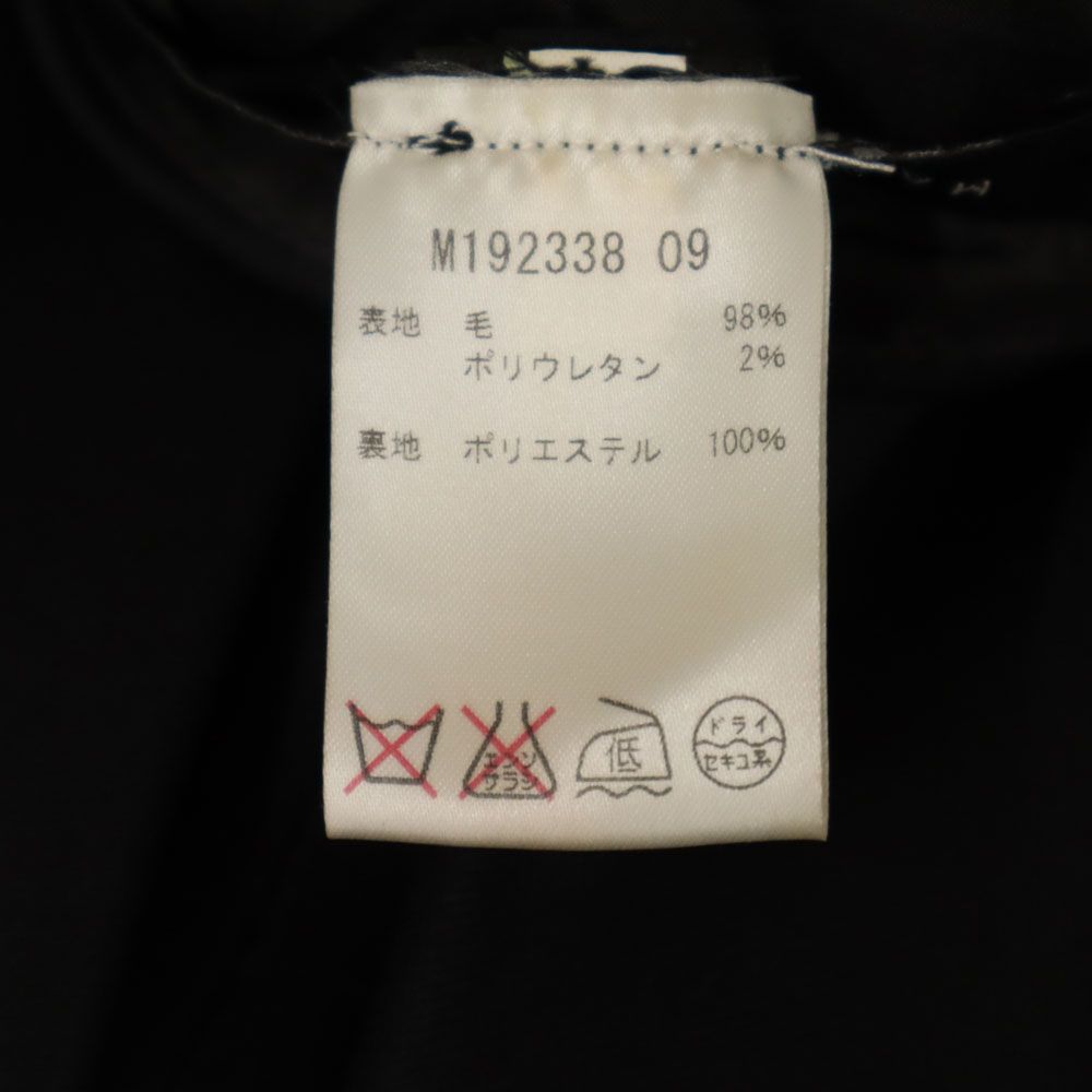 MARC BY MARC JACOBS マークバイマークジェイコブス ウールブレンド ノースリーブ 膝丈ワンピース 4 黒 レディース