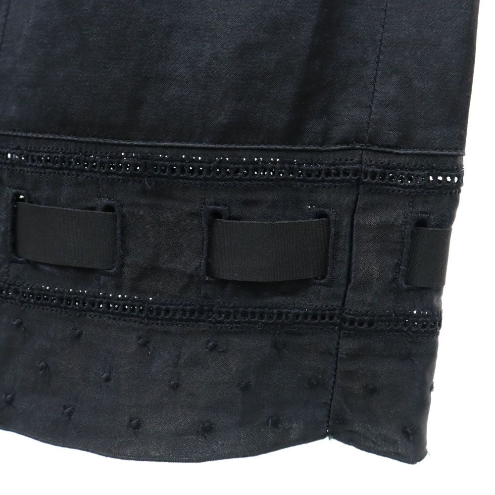 MAX&CO マックスアンドコー イタリア製 ノースリーブ ミニワンピース 42 ブラック レディース