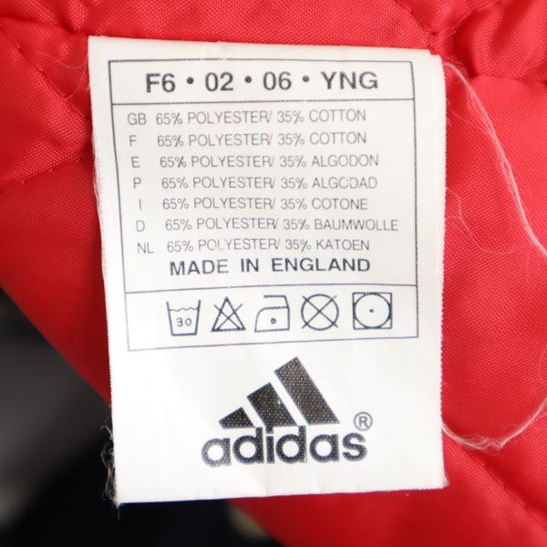 adidas アディダス イギリス製 長袖 ベンチコート 紺 メンズ