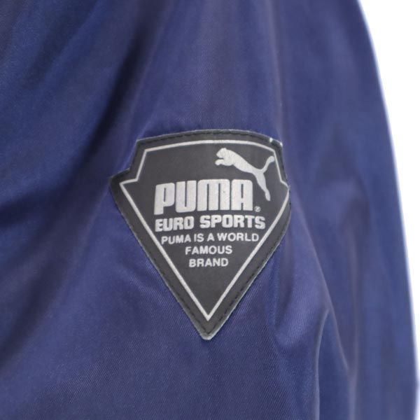 PUMA プーマ 90s ヒットユニオン オールド 長袖 ベンチコート 紺 フード メンズ