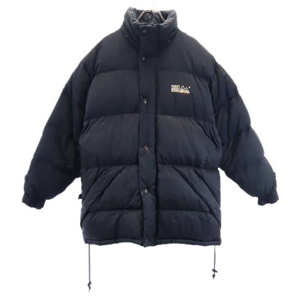 FIRSTDOWN ファーストダウン ロング ダウンジャケット M 黒 メンズ