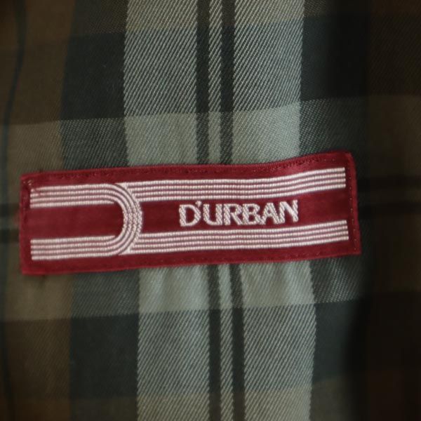 Durban ダーバン ステンカラーコート 100B6 カーキ系 メンズ