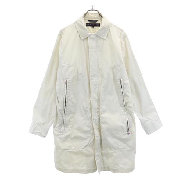 TOMMY HILFIGER トミーヒルフィガー ステンカラーコート S アイボリー系 メンズ