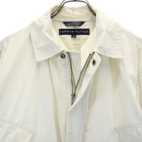 TOMMY HILFIGER トミーヒルフィガー ステンカラーコート S アイボリー系 メンズ