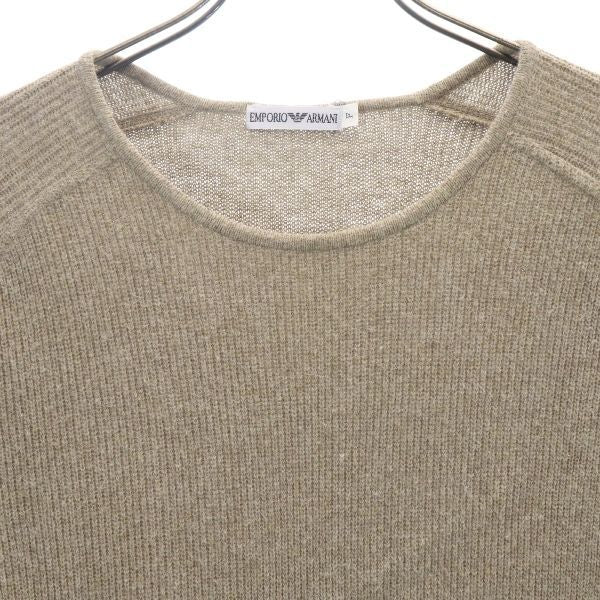 Emporio Armani エンポリオアルマーニ 長袖 ニット ワンピース F ベージュ レディース