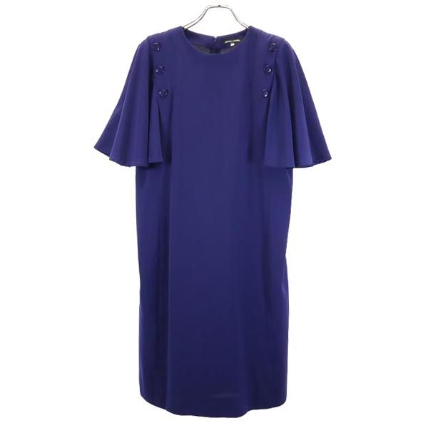 Pierre Cardin ピエールカルダン 半袖 ワンピース 11 ネイビー レディース