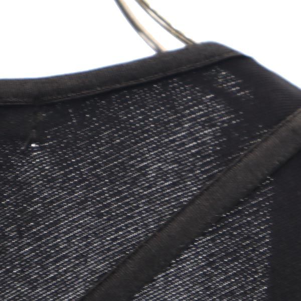 DKNY DONNA KARAN NEW YORK ダナキャランニューヨーク ノースリーブ ロングワンピース P ブラック×ホワイト レディース