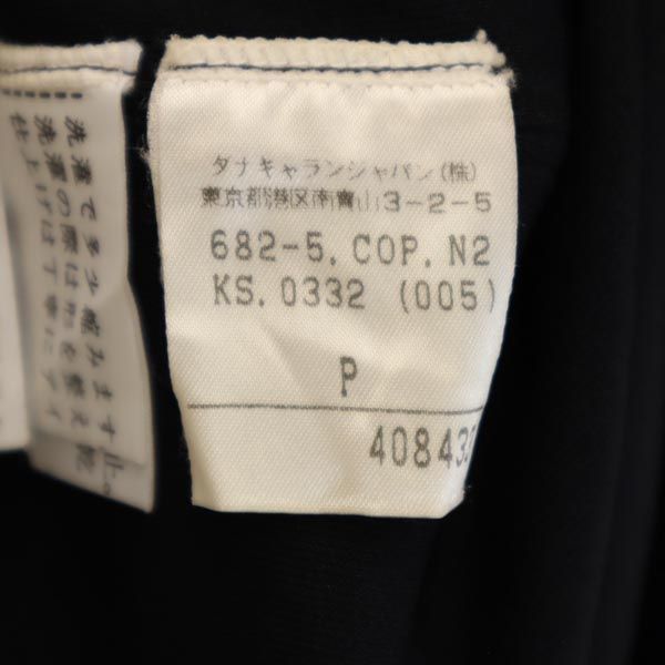 DKNY DONNA KARAN NEW YORK ダナキャランニューヨーク ノースリーブ ロングワンピース P ブラック×ホワイト レディース