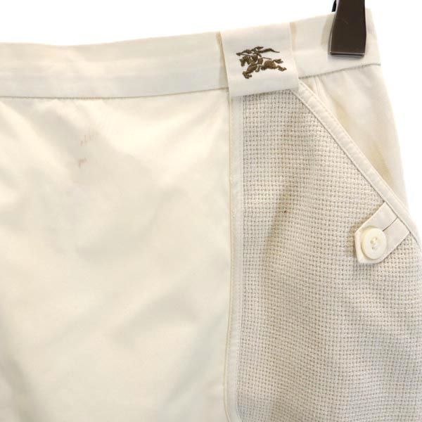 Burberrys バーバリーズ 90s ミディ丈 タイトスカート アイボリー レディース