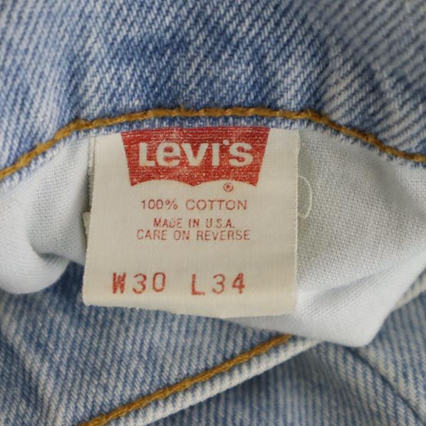 Levi's リーバイス 90s USA製 デニムショートパンツ w30 カットオフ メンズ