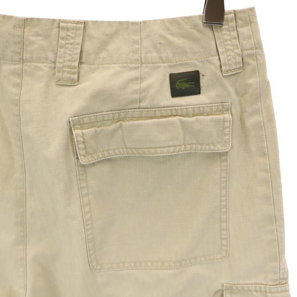 ラコステ カーゴショートパンツ 79 ベージュ LACOSTE ハーフパンツ メンズ