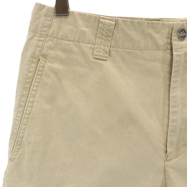 ラコステ カーゴショートパンツ 79 ベージュ LACOSTE ハーフパンツ メンズ