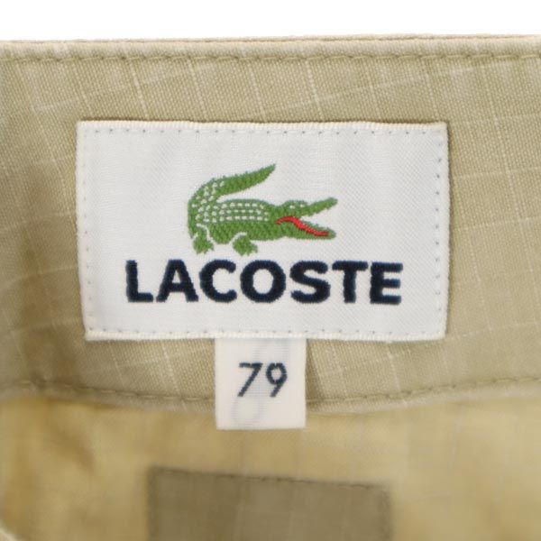 ラコステ カーゴショートパンツ 79 ベージュ LACOSTE ハーフパンツ メンズ