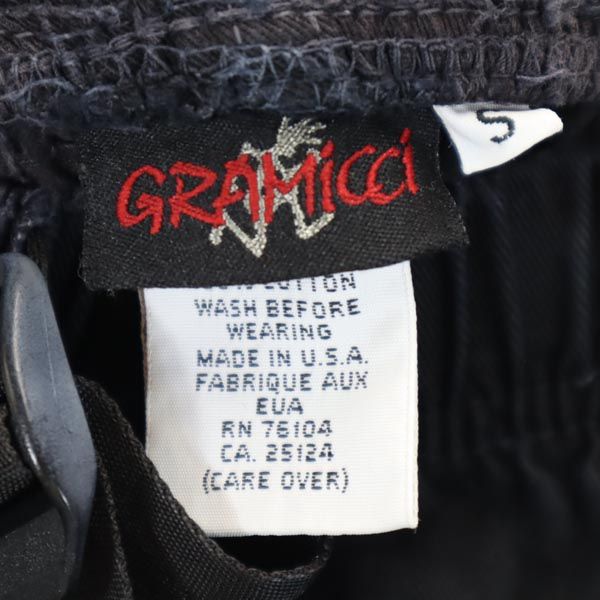 Gramicci グラミチ USA製 アウトドアショートパンツ S 黒 クライミング メンズ